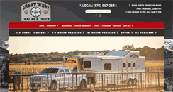 Desktop Screenshot of greatwesttrailers.com